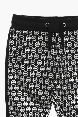 Joggers con Monogram in Lurex All-Over