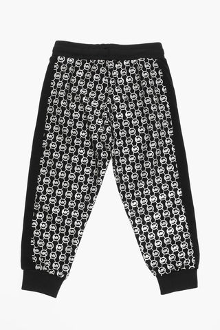Joggers con Monogram in Lurex All-Over