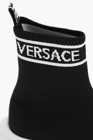 Sneakers Alte Pull On In Motivo La Greca 