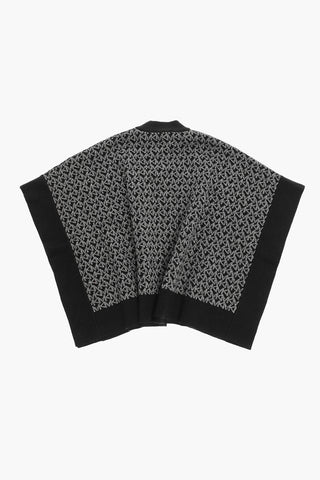 Half Zip Lurex Cape