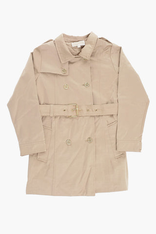 Raincoat Trench with Golden Buttons and Belt