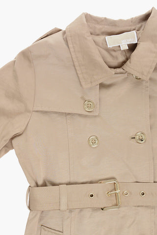 Raincoat Trench with Golden Buttons and Belt