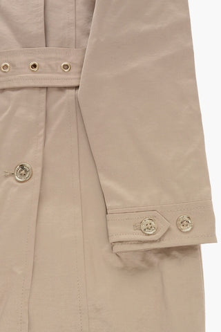 Raincoat Trench with Golden Buttons and Belt