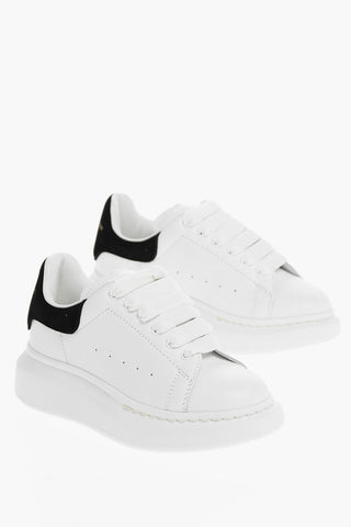Leather MOLLY Low-Sneakers with Suede detail