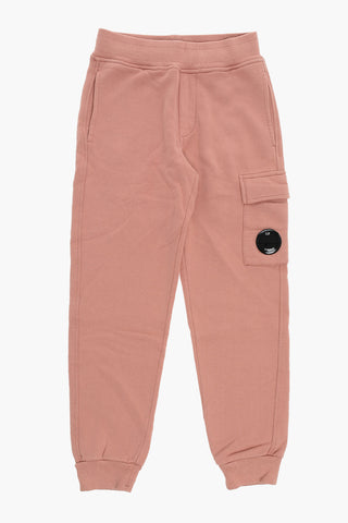 Fleeced Cotton Cargo Joggers