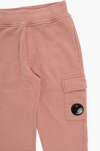 Fleeced Cotton Cargo Joggers