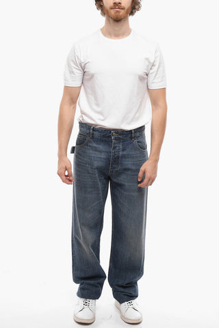 Mid Wash Cotton Regular Fit Denims 20cm