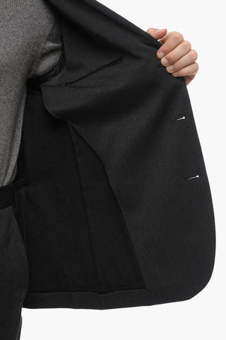 Abito Slim Fit in Misto Cotone con Tasche a Toppa