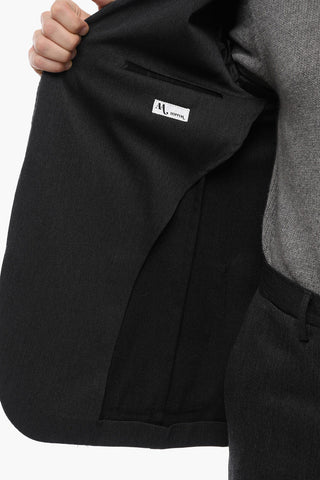 Abito Slim Fit in Misto Cotone con Tasche a Toppa