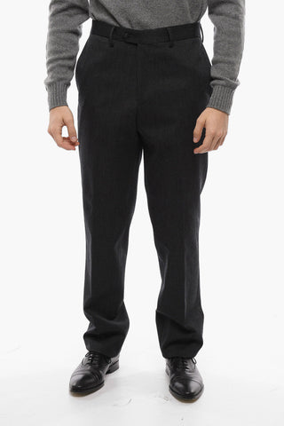 Abito Slim Fit in Misto Cotone con Tasche a Toppa