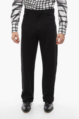 5 Pockets Stretch Jersey Slim Fit Pants