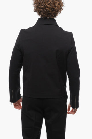 Overshirt in Tessuto Tecnico con Chiusura a Zip