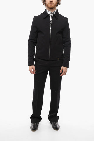 Overshirt in Tessuto Tecnico con Chiusura a Zip