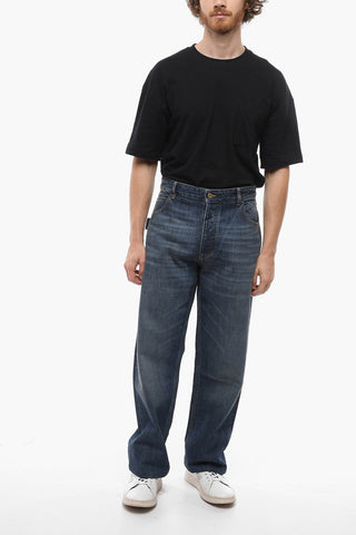 Mid Wash Cotton Regular Fit Denims 20cm