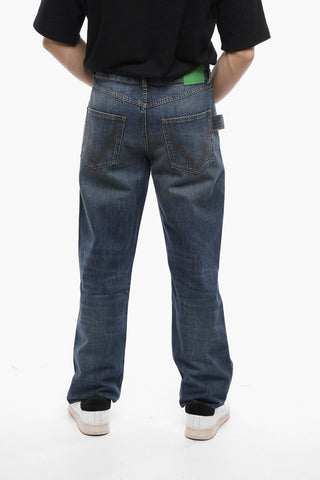 Mid Wash Cotton Regular Fit Denims 20cm