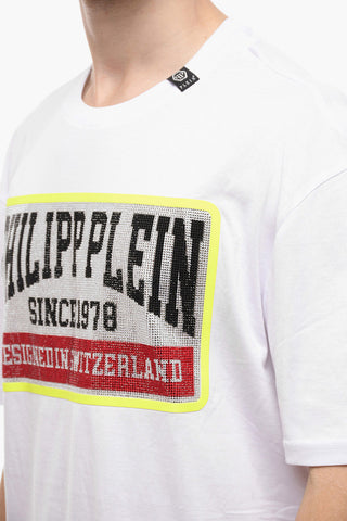 SS PP1978 Crew-neck T-shirt with Crystal Inserts