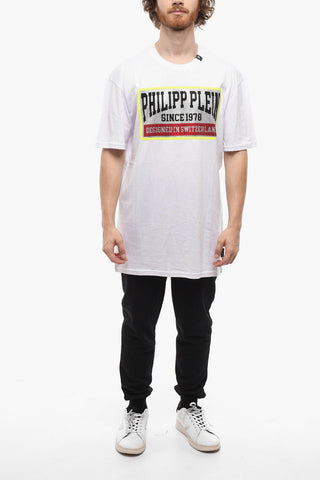 SS PP1978 Crew-neck T-shirt with Crystal Inserts