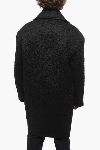 Cappotto Doppio-petto Bouclè a 4 Tasche