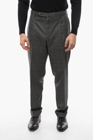 Distrcit Check Preppy Fit Virgin Wool Pants
