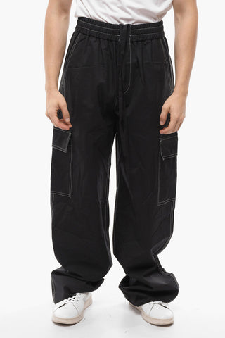 Virgin Wool Cargo Pants
