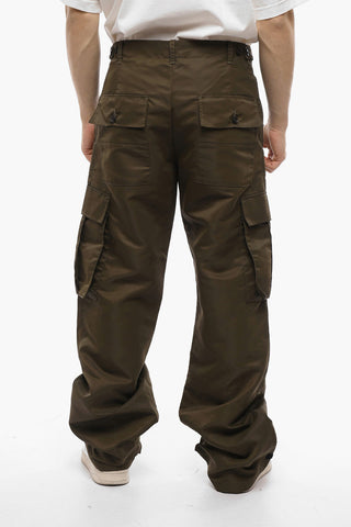 Embroidered Logo Parachute Pants