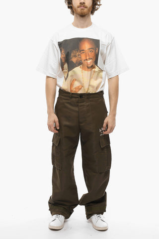 Embroidered Logo Parachute Pants