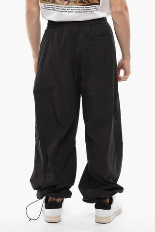 SEASONAL Nylon PATCH PEACH Baggy Sweatpants