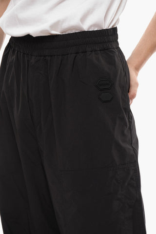 SEASONAL Nylon PATCH PEACH Baggy Sweatpants