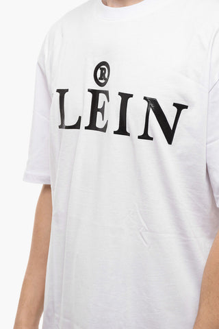 SWITZERLAND Crew-neck T-shirt with Contrasting Shiny Logo