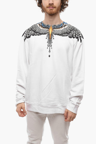 Felpa Girocollo GRIZZLY WINGS in Cotone Garzato