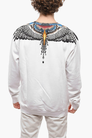 Felpa Girocollo GRIZZLY WINGS in Cotone Garzato
