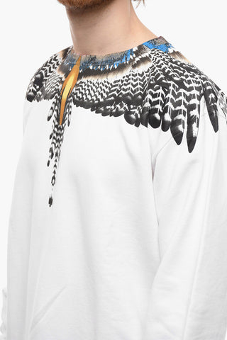 Felpa Girocollo GRIZZLY WINGS in Cotone Garzato