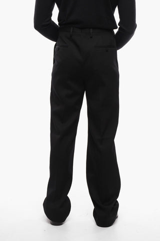 Wool and Silk Double Pleat Pants