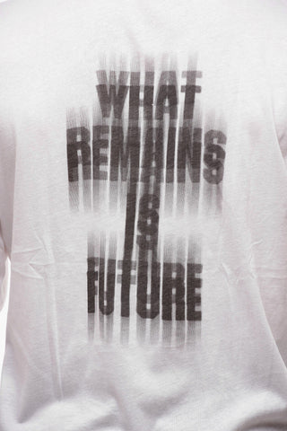 T-Shirt Girocollo YVES in Cotone con Logo Blurry