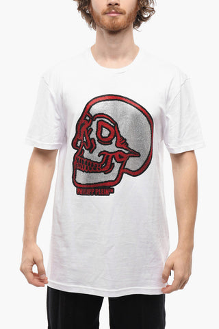 SS CRYSTAL T-shirt Round Neck with Crystal Skull