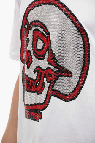 SS CRYSTAL T-shirt Round Neck with Crystal Skull