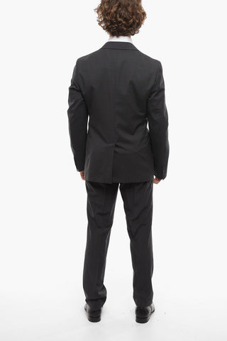 Notch Lapel Virgin Wool Slim Fit Suit