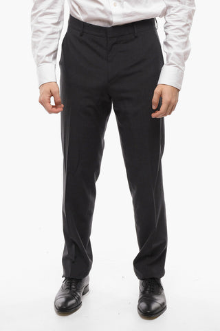 Notch Lapel Virgin Wool Slim Fit Suit