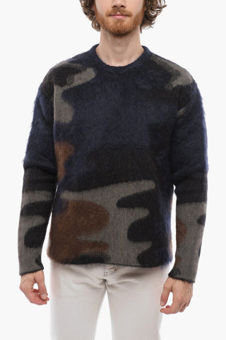 Maglia Girocollo in Misto Mohair 