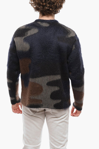 Maglia Girocollo in Misto Mohair 