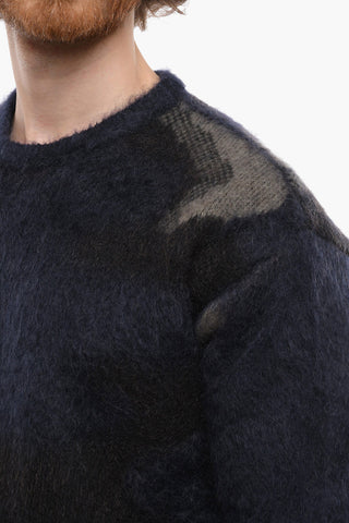Maglia Girocollo in Misto Mohair 