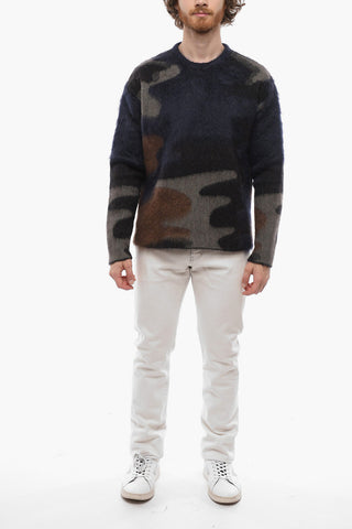 Maglia Girocollo in Misto Mohair 