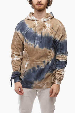 Two-Tone Acid Wash Effect Hoodie