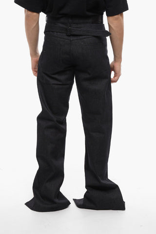 5 Pockets Regular Fit Jeans with Front Slits 24,5cm