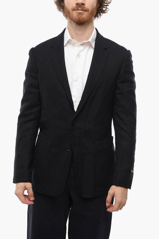 3 Pockets Tech Woll Single-breasted Blazer