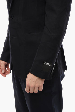 3 Pockets Tech Woll Single-breasted Blazer