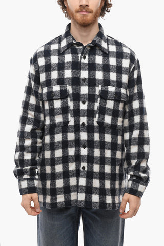 Camicia in Misto Lana WESTER SACA con Tasche Utility