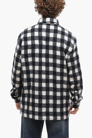 Camicia in Misto Lana WESTER SACA con Tasche Utility