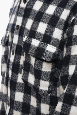 Camicia in Misto Lana WESTER SACA con Tasche Utility