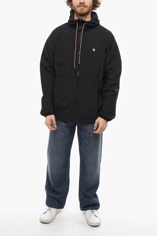 Front Zipped COLOURFUL CROSS Nylon Windbreaker